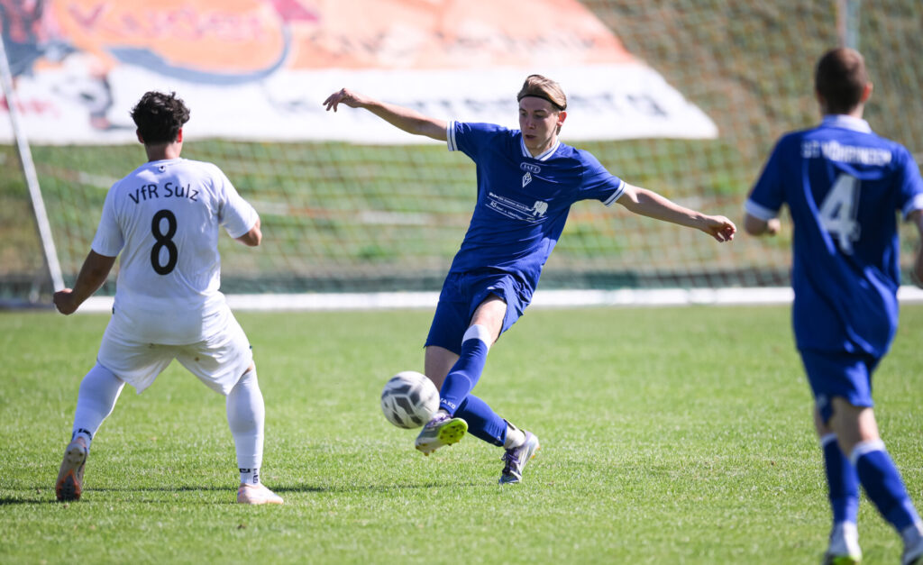 Fussball  2026/2027     12.07.2026
Muehlbachpokal in Holzhausen 2026
Finale 
SG Voehringen - VfR Sulz  (weiss) 
FOTO: Pressefoto ULMER / Markus Ulmer 
xxNOxMODELxRELEASExx