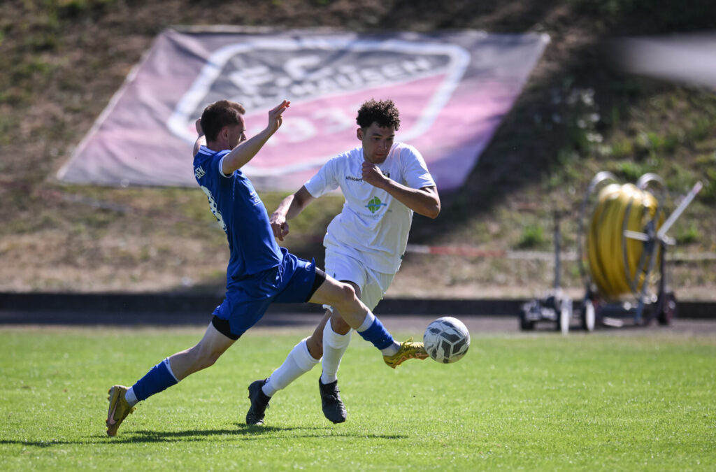 Fussball  2026/2027     12.07.2026
Muehlbachpokal in Holzhausen 2026
Finale 
SG Voehringen - VfR Sulz  (weiss) 
FOTO: Pressefoto ULMER / Markus Ulmer 
xxNOxMODELxRELEASExx