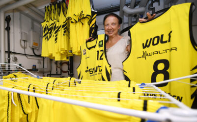 Christa Kurz sorgt seit 30 Jahren für saubere Tigers-Wäsche