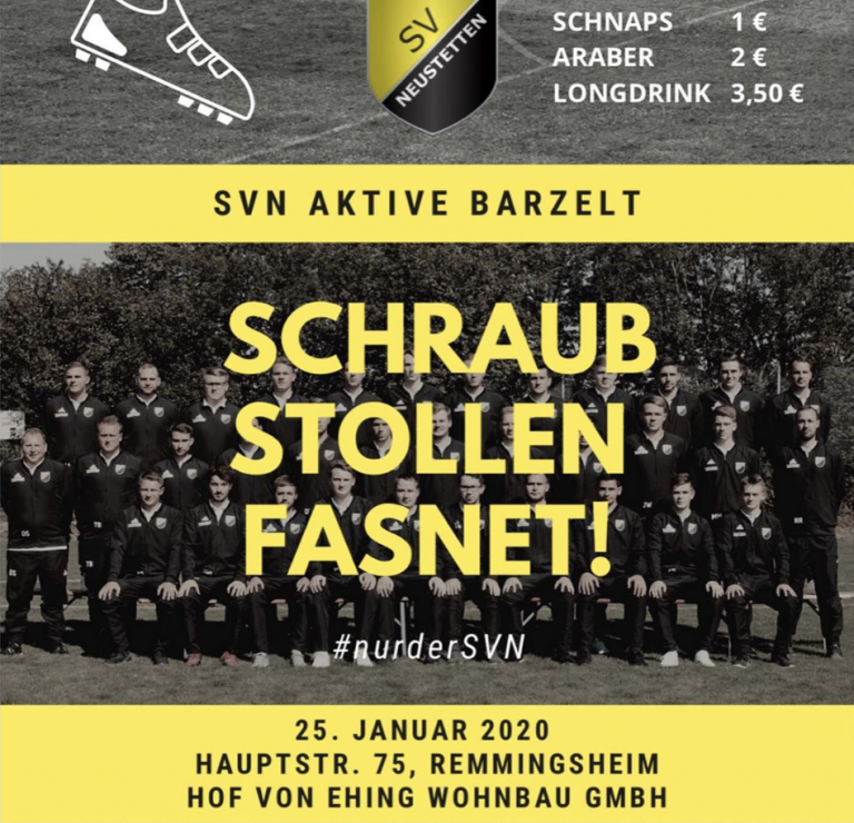 Mehr über den Artikel erfahren Neues aus den Sozialen Medien: „Schraub Stollen Fasnet!“