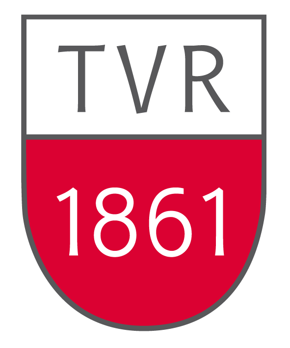 TVR Logo mit Kontur auf dunklem HG