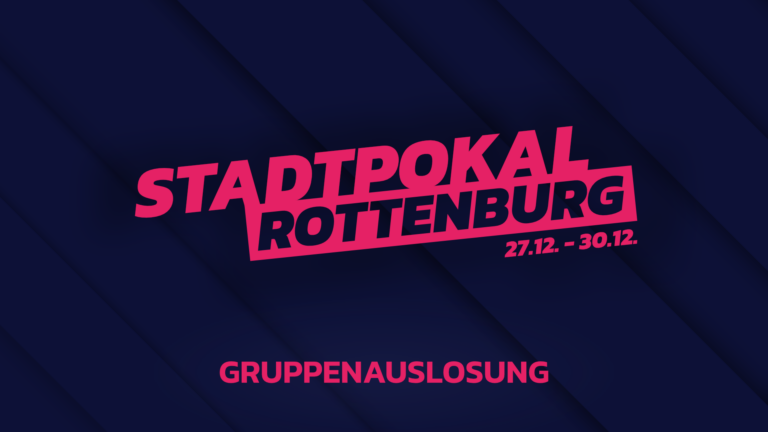 Mehr über den Artikel erfahren Donnerstag 19:15 Uhr: Livestream – Gruppenauslosung Rottenburger Stadtpokal