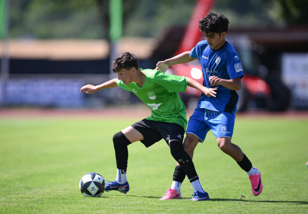 Fussball  BITZER Cup 2026 in Ergenzingen  04.07.2026 Einlagespiel; TuS Ergenzingen U17 - SGV Freiberg FOTO: Pressefoto ULMER / Markus Ulmer  xxNOxMODELxRELEASExx