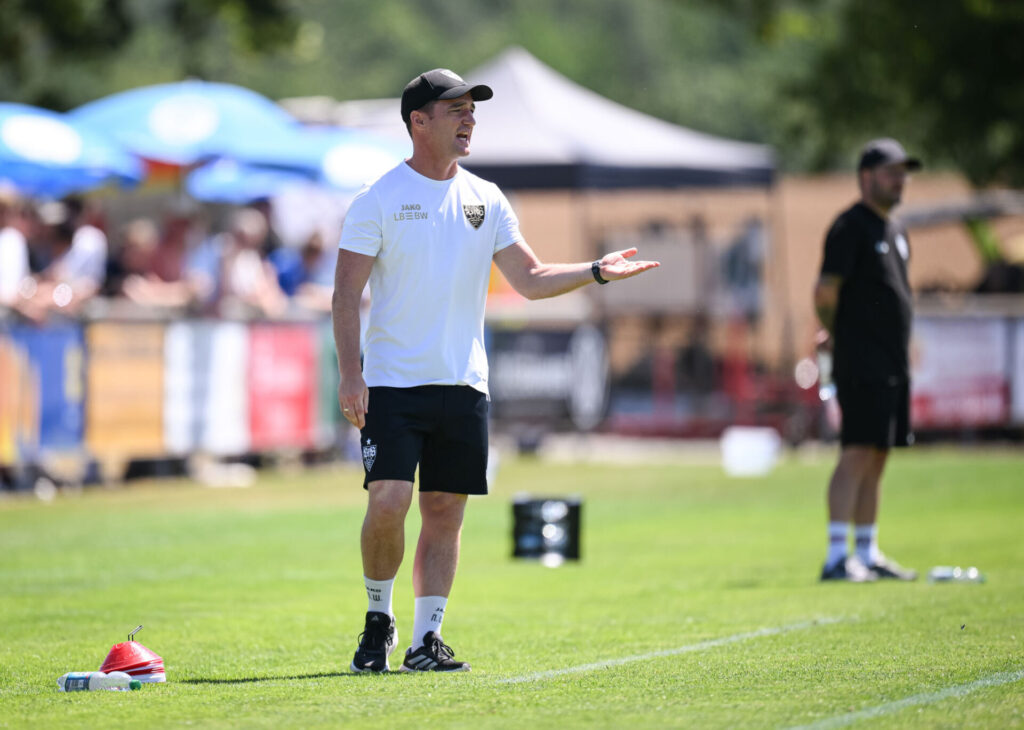 Fussball  BITZER Cup 2026 in Ergenzingen  Aktive 04.07.2026  3. Liga / Oberliga VfB Stuttgart II - SSV Reutlingen Trainer Nico Willig (VfB Stuttgart) FOTO: Pressefoto ULMER / Markus Ulmer  xxNOxMODELxRELEASExx