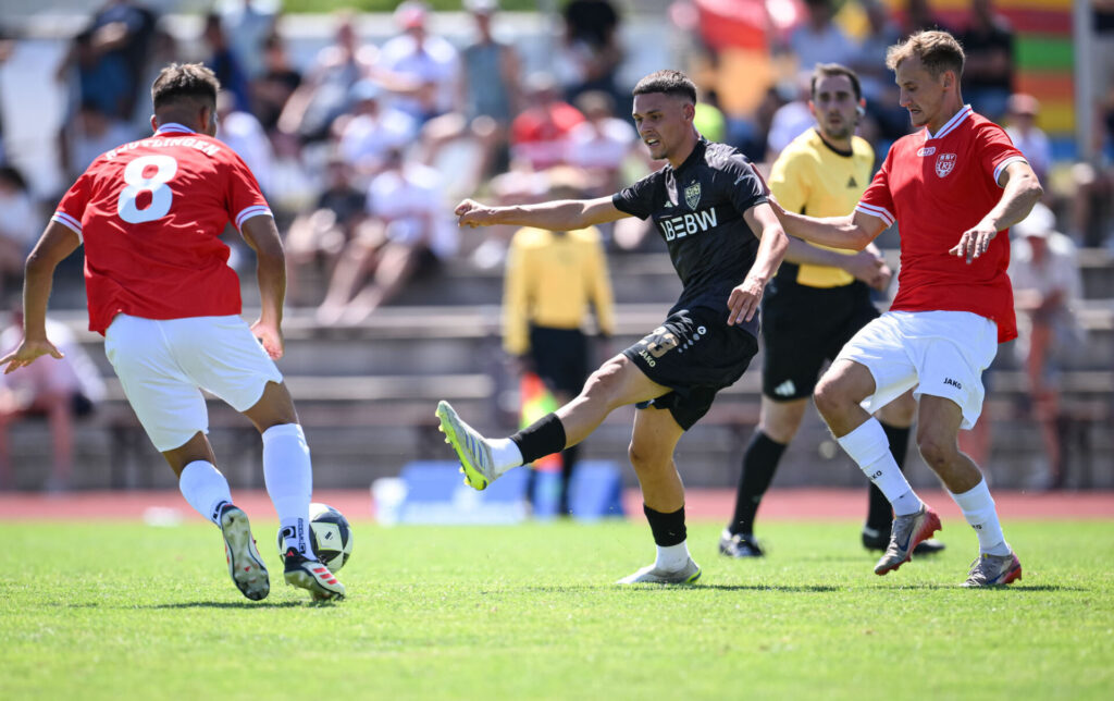 Fussball  BITZER Cup 2026 in Ergenzingen  Aktive 04.07.2026  3. Liga / Oberliga VfB Stuttgart II - SSV Reutlingen FOTO: Pressefoto ULMER / Markus Ulmer  xxNOxMODELxRELEASExx