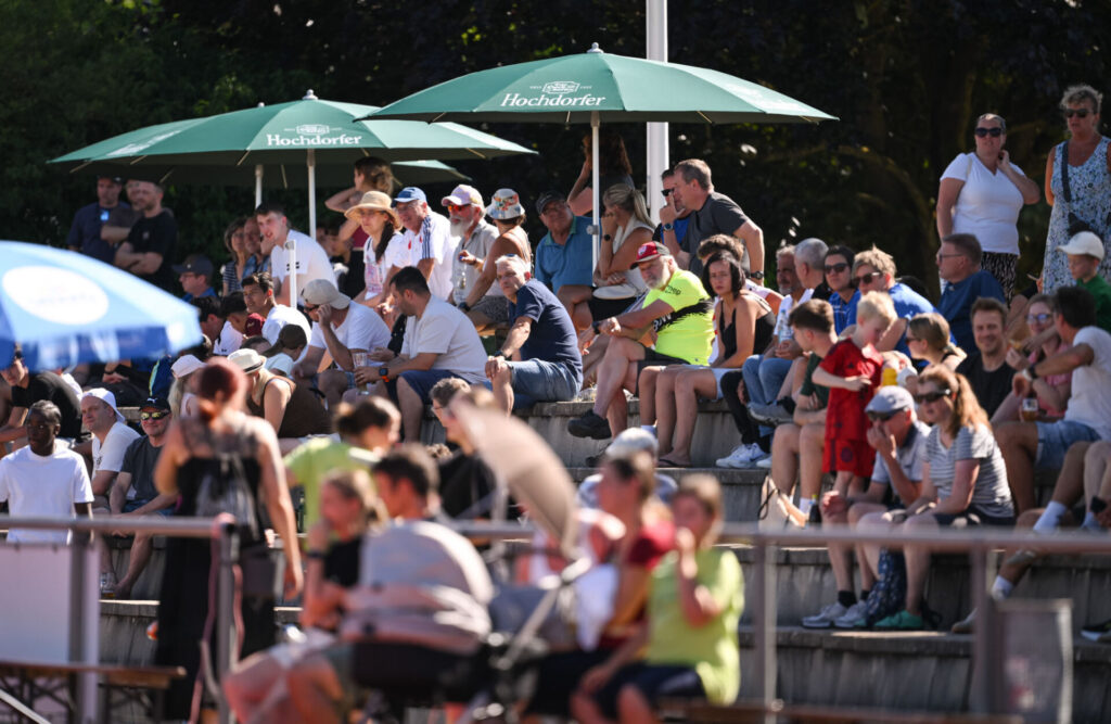 Fussball  BITZER Cup 2026 in Ergenzingen  Aktive 04.07.2026  Bezirksliga NSW  / Oberliga Spiel um Platz 3. TuS Ergenzingen - SSV Reutlingen ZuschauerFOTO: Pressefoto ULMER / Markus Ulmer  xxNOxMODELxRELEASExx