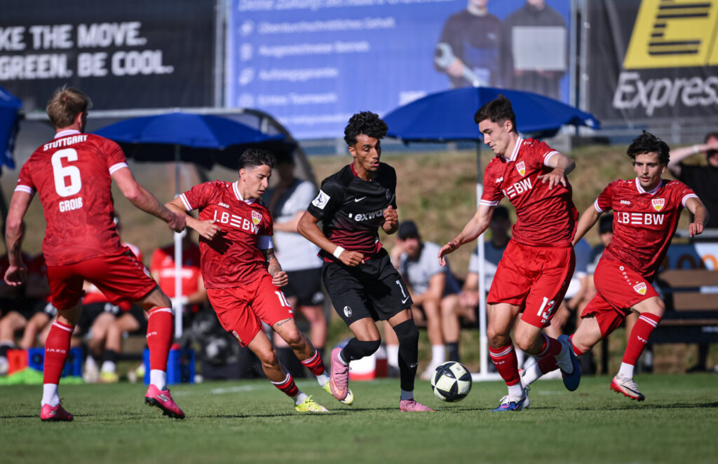 Fussball  BITZER Cup 2026 in Ergenzingen  Aktive 04.07.2026  Regionalliga Sued / 3. LIga Finale SC Freiburg II - VfB Stuttgart IIFOTO: Pressefoto ULMER / Markus Ulmer  xxNOxMODELxRELEASExx