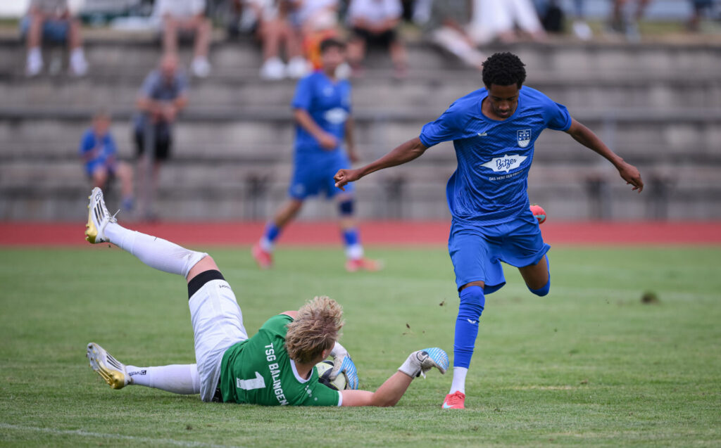 Fussball  BITZER Cup 2026 in Ergenzingen  05.07.2026 Einlagespiel; TuS Ergenzingen U19 - TSG Balingen U 19 FOTO: Pressefoto ULMER / Markus Ulmer  xxNOxMODELxRELEASExx