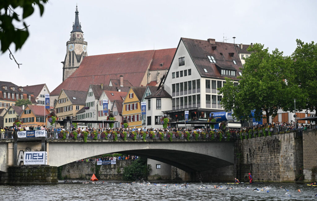 Mey Generalbau Triathlon 2026 in Tübingen, 19.07.2026 - Kurzdistanz - Start Schwimmen
Foto: Axel Grundler