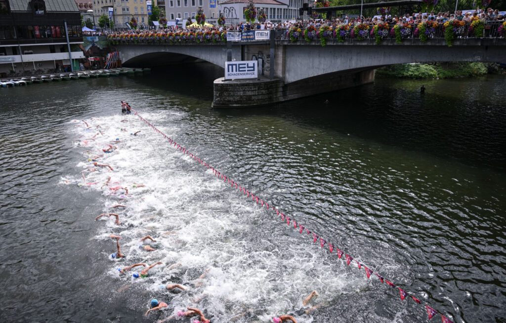 Triathlon 19.07.2025
Mey Generalbau Triathlon Tuebingen 2026
Start Schwimmen 1. Bundesliga Maenner
FOTO: Pressefoto ULMER / Markus Ulmer
xxNOxMODELxRELEASExx