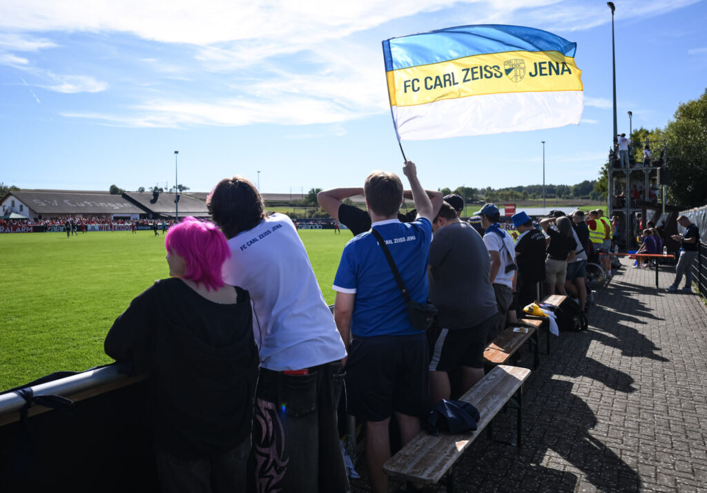 Fussball  DFB Pokal Frauen 1. Runde  Saison 2026/2027   26.09.2026 
SV Eutingen - FC Carl Zeiss Jena 
FOTO: Markus Ulmer